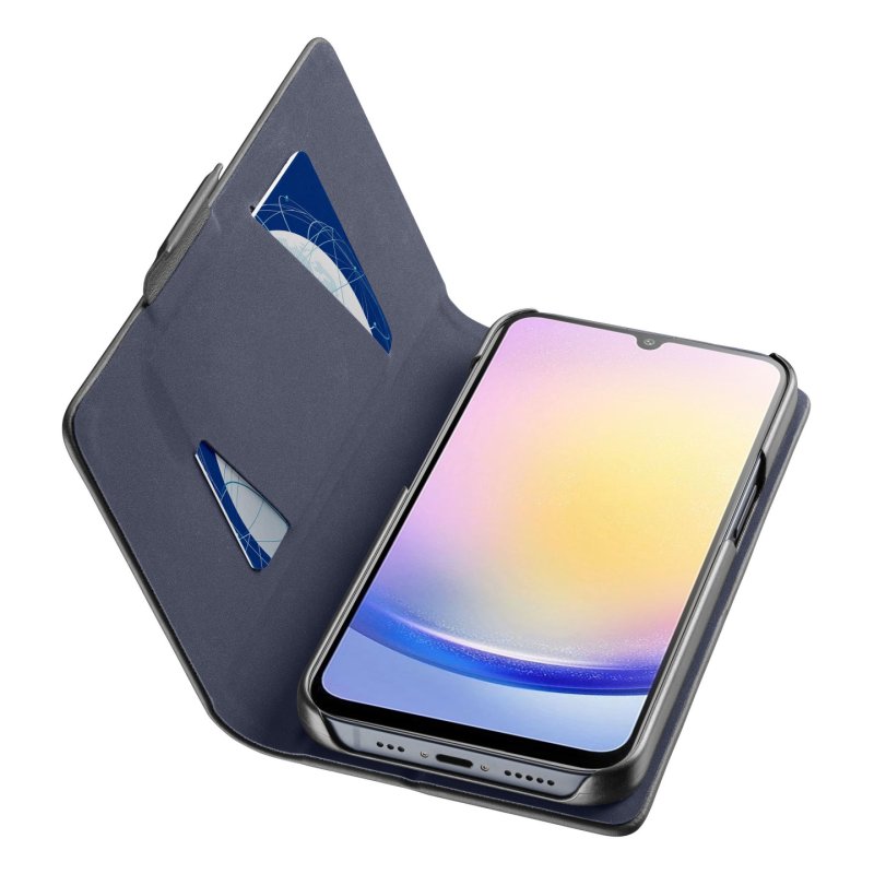 Cellularline 8018080493720 coque de protection pour téléphones portables 16,8 cm (6.6") Étui avec portefeuille Noir