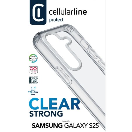 Cellularline Clear Strong Case fr Samsung S25
