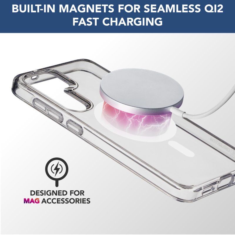 Cellularline Gloss MagSafe Case MAG fr Samsung S25 Clear