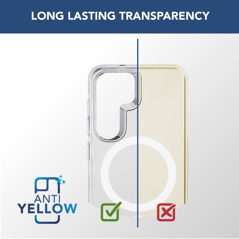 Cellularline Gloss MagSafe Case MAG fr Samsung S25 Clear