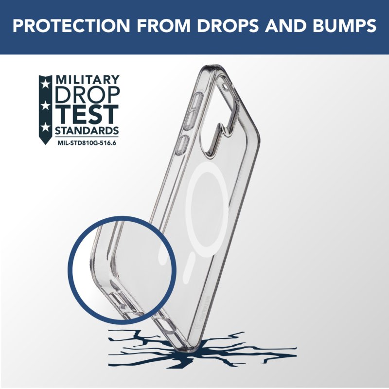 Cellularline 8018080491436 coque de protection pour téléphones portables Housse Transparent