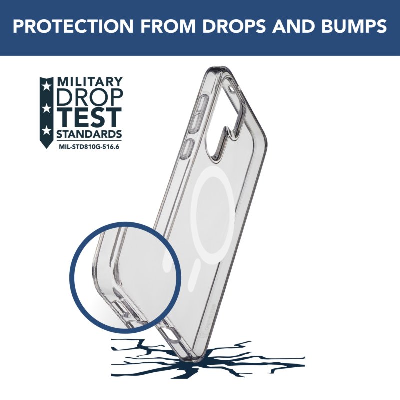 Cellularline 8018080491443 mobile phone case 17.3 cm (6.82") Cover Transparent