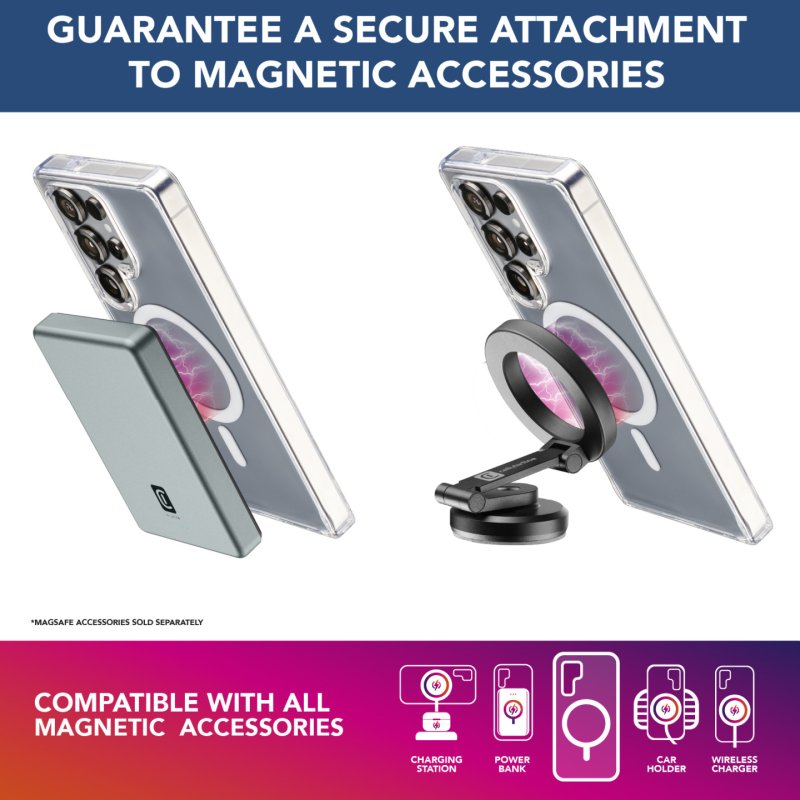 Cellularline 8018080491382 coque de protection pour téléphones portables 17,3 cm (6.8") Housse Transparent