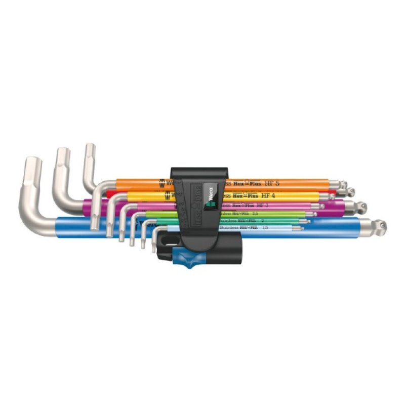 Wera 05022699001 hex key L-shaped hex key set Metric 9 pc(s)