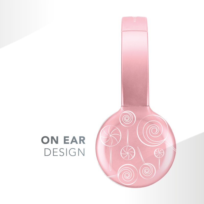 Music Sound 8018080486685 Headset Wireless Head-band Calls/Music Bluetooth Pink