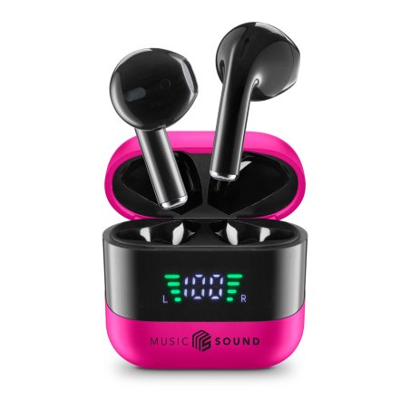 Music Sound 8018080488634 Headset Wireless In-ear Calls/Music Bluetooth Pink