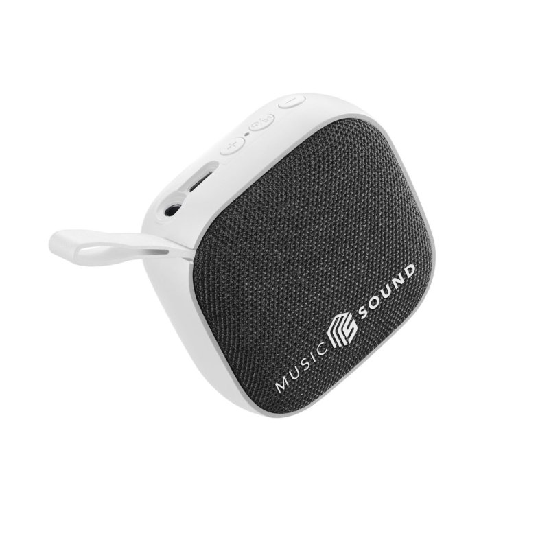 Music Sound 8018080490484 Enceinte portable mono Blanc 3 W