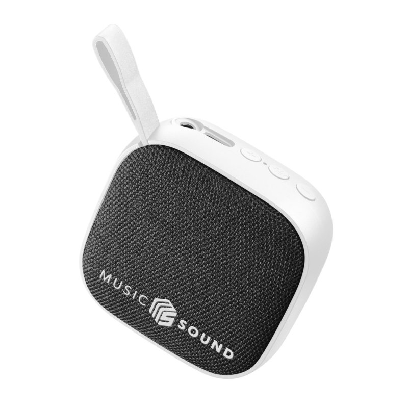 Music Sound 8018080490484 Mono portable speaker White 3 W