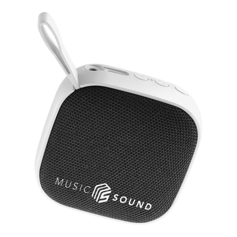 Music Sound 8018080490484 Mono portable speaker White 3 W