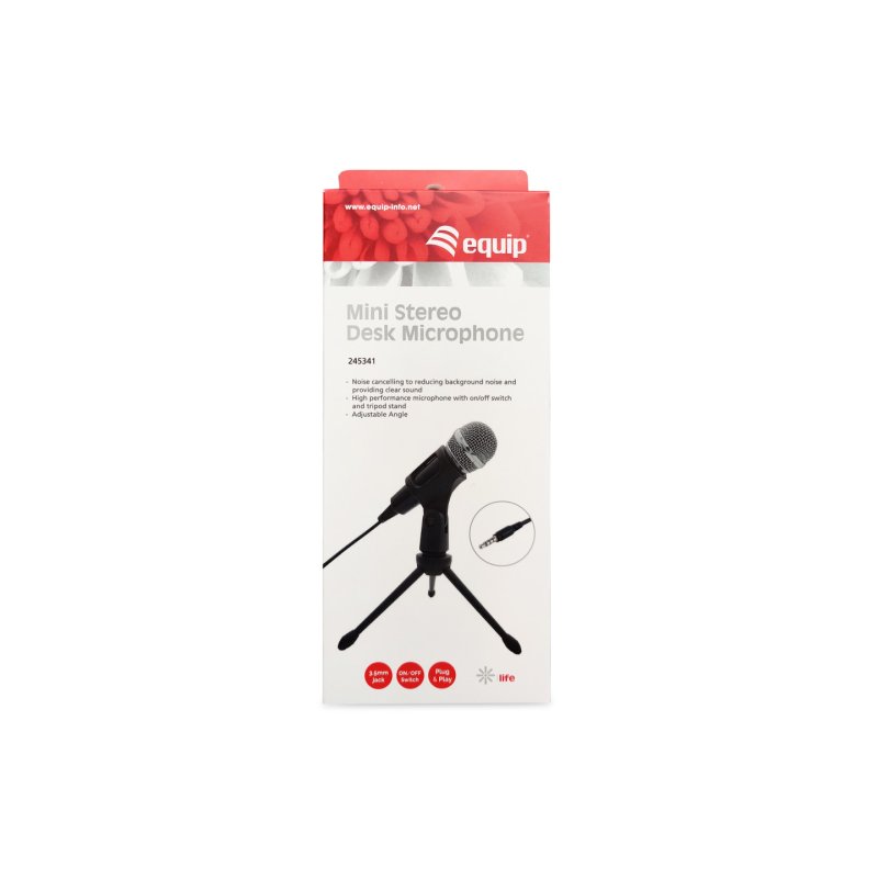 Equip 245341 Noir Microphone de table