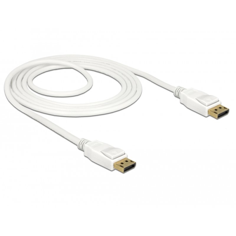 DeLOCK 85509 câble DisplayPort 1,5 m Blanc