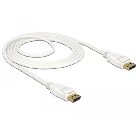 DeLOCK 85509 câble DisplayPort 1,5 m Blanc