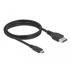 DELOCK Bidirektionales USB Type-C zu DisplayPort Kabel DP Alt Mode 8K 60 1.5m DP 8K zertifiziert