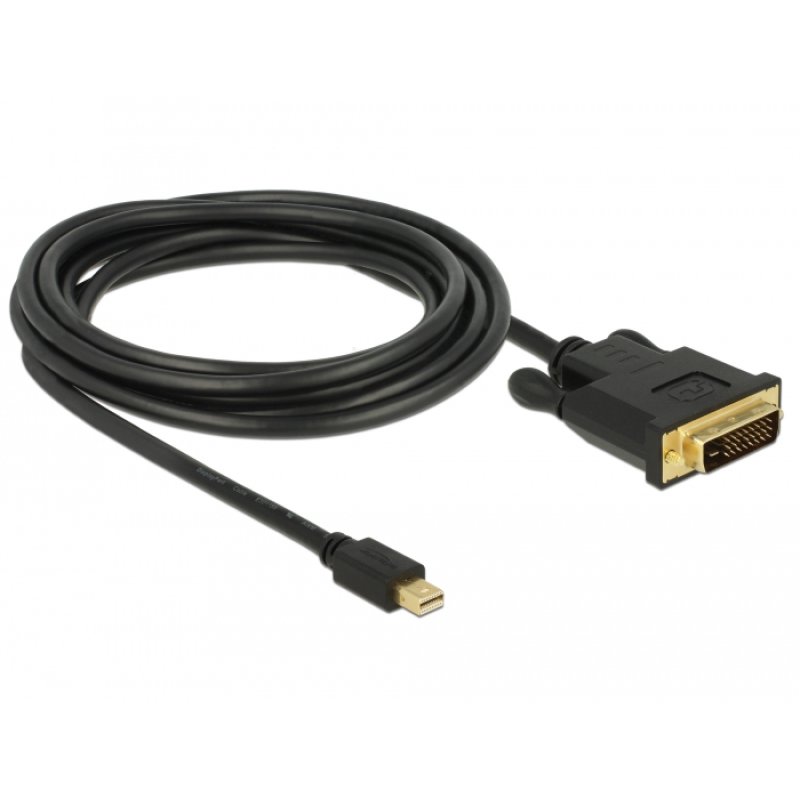 DELOCK Kabel mini Displayport 1.1 Stecker DVI 24 1 Stecker 3 m