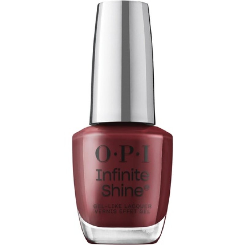 OPI Nail Polish Infinite Shine Long-wear System 2nd Step Gel-Like Nail Varnish Big Apple Red 15ml Raisin' the Bar