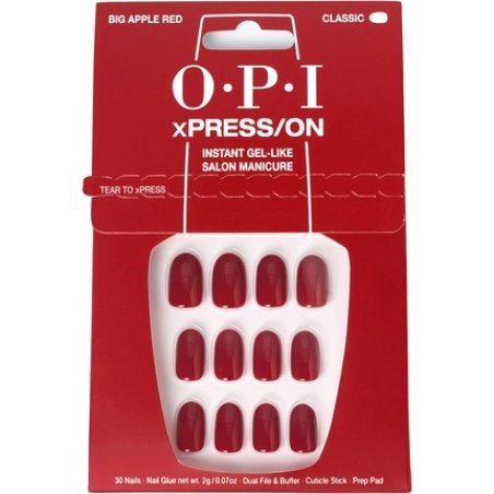 OPI xPRESS/ON Press On Nails & Cuticle Oil 30 Pcs Reusable False Nails with up to 14 Days of Wear Deeply Nourishing