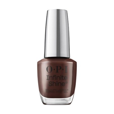 OPI Infinite Shine Long-Wear Dark Crème Finish Opaque Brown Nail Polish 0.5 fl oz