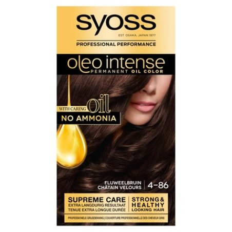 Syoss Color Oleo Intense 4-86 Velvet Brown Hair Dye
