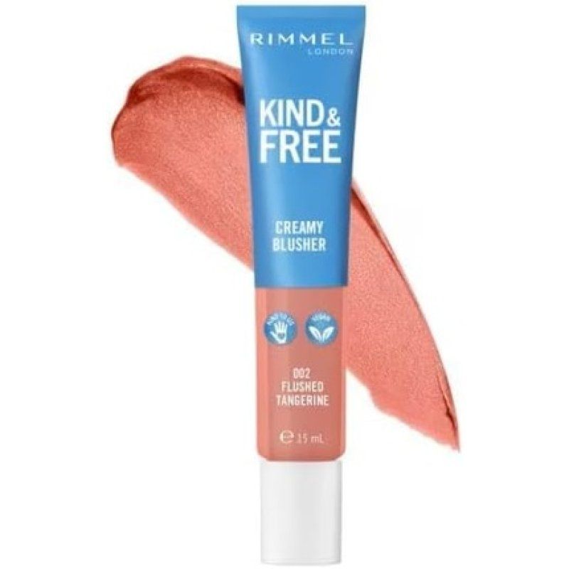 Rimmel Kind & Free Creamy Blusher 002 Flushed Tangerine 15ml