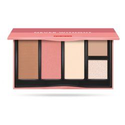 Pupa Contouring Bronzer Palette Never Without Face Highlighter Cream Concealer Contouring Bronzer and Blush 001 Light