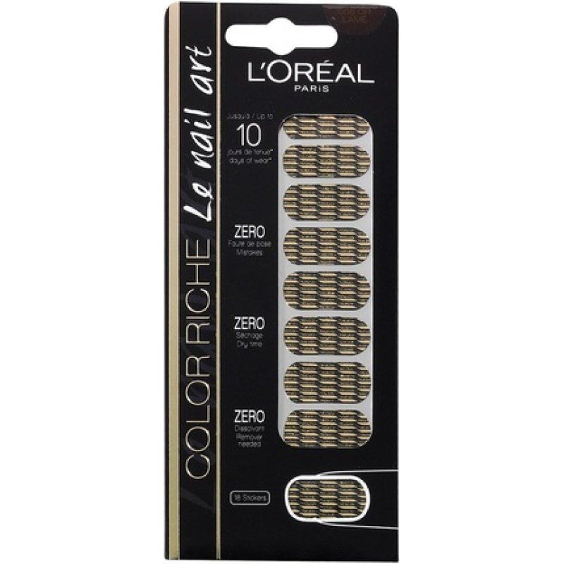 L'Oréal Paris Color Riche Nail 008 Gold Lame 18 Stickers