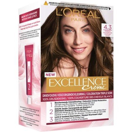 Loreal Excellence 4.3 Medium Golden Brown