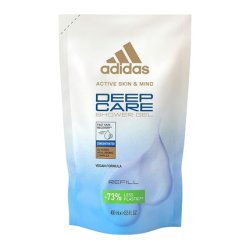 Adidas Deep Care Shower Gel Refill with Nourishing Moisture Complex 400ml