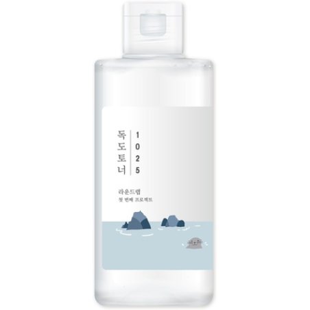 ROUND LAB Dokdo Toner Exfoliate Dead Skin Cells, Replenish Skin with Long Lasting Moisture 6.76fl.oz