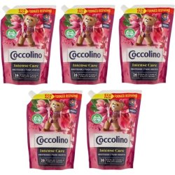 Coccolino Intense Care Concentrated Fabric Softener Tiare Flowers and Red Fruits Eco Pack Refill 26 Washes 600ml