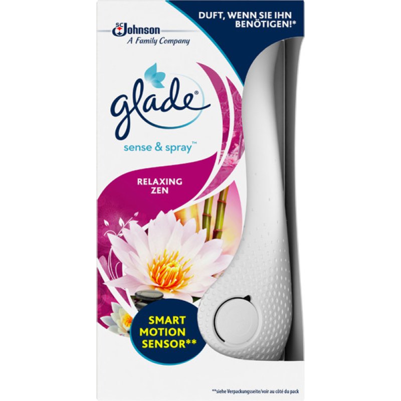 Glade by Brise Sense & Spray Relaxing Zen assainisseur et distributeur d'air automatique 18 ml Blanc