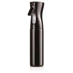 Professional Hair Care Spray Bottle Sprayer with Continuous Spray Function Black 300ml