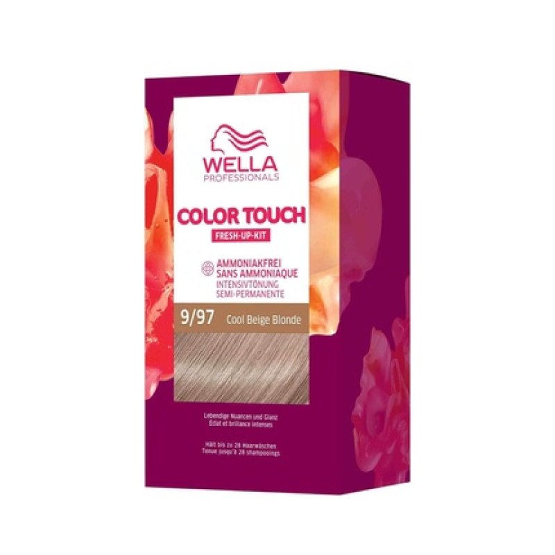 Wella Professionals Color Touch Ammonia-Free Semi-Permanent Hair Color for Color Refreshing and Gray Hair Coverage -