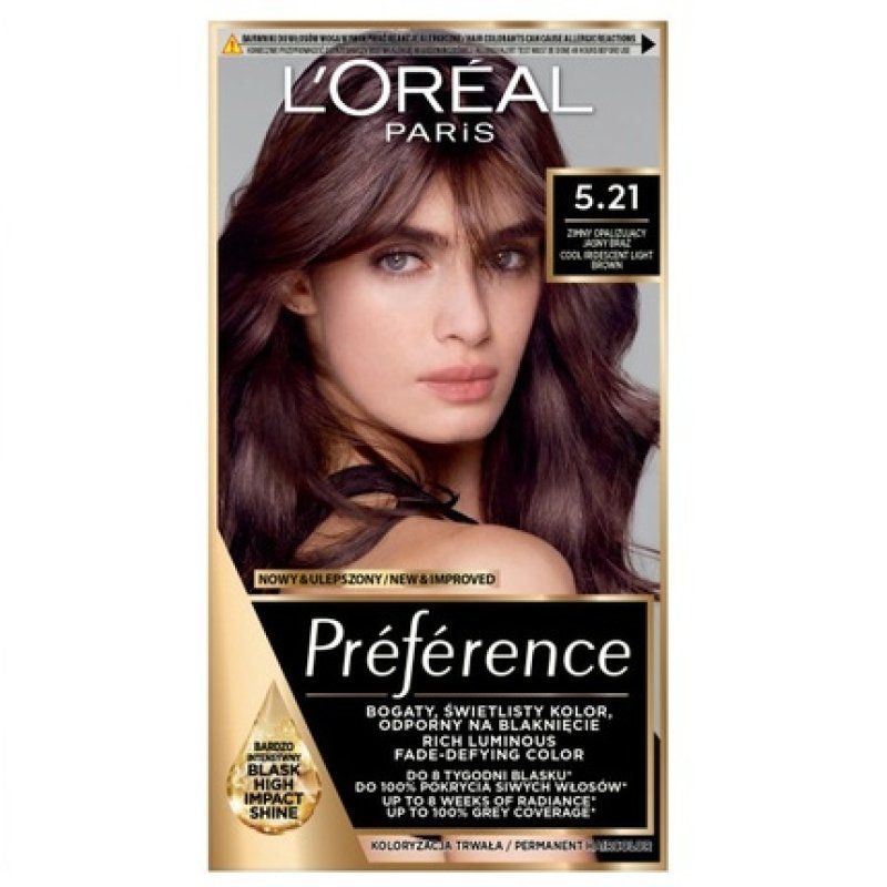 L'Oreal Preference Hair Color 521 Light Brown