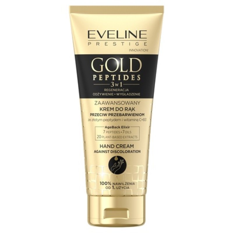 Eveline Gold Peptide Hand Cream Against Discoloration 75ml