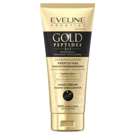 Eveline Gold Peptide Hand Cream Against Discoloration 75ml