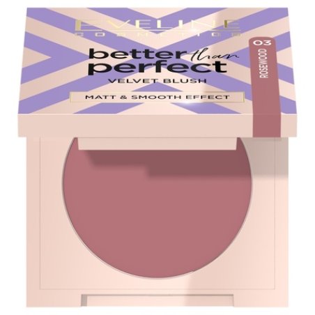 Eveline Better Than Perfect Velvet Blush Pressed Rose 03