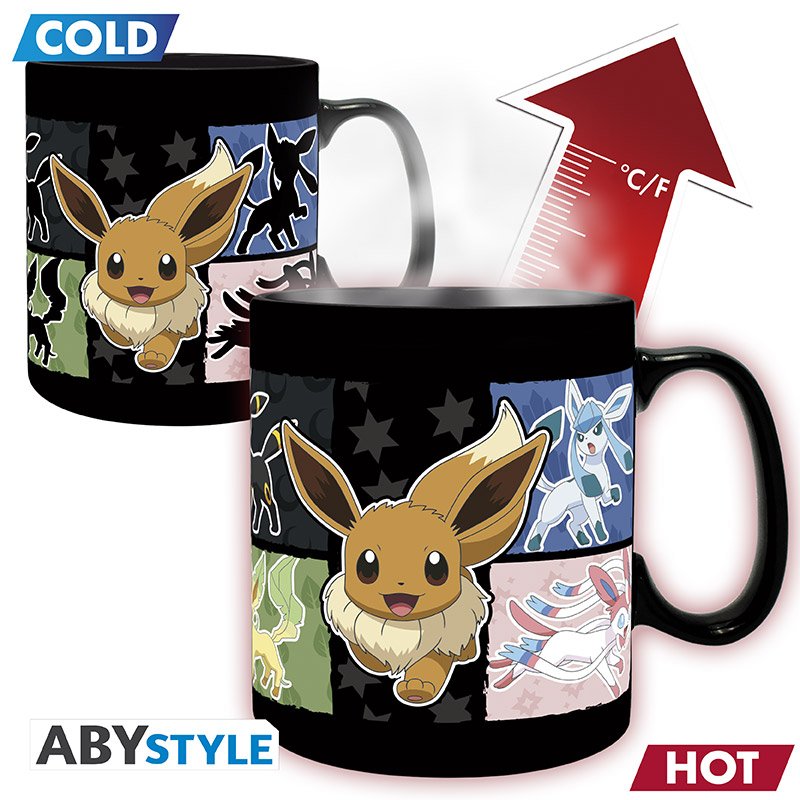 POKEMON Mug Heat Change - Eevee - 460 ml