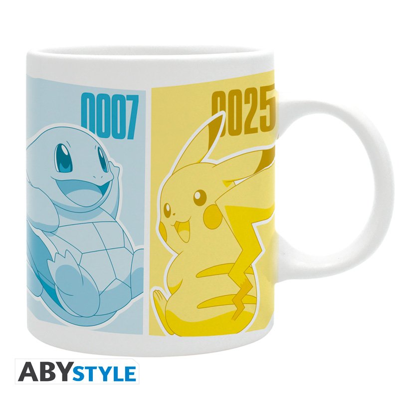 POKEMON Mug - Pikachu & Kanto Starters - 320 ml
