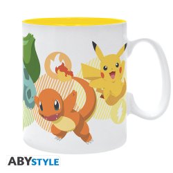 POKEMON Mug - Pikachu and starters - 460 ml
