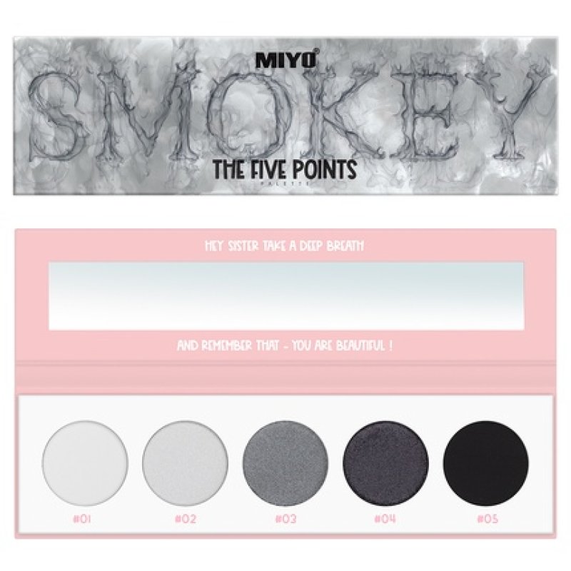 Miyo The Five Points Smokey Eyeshadow Palette 02 - 65g