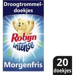 Robijn Intense Dryer Sheet - Effective Fabric Softener For Laundry