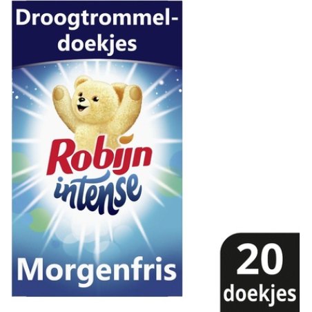 Robijn Intense Dryer Sheet - Effective Fabric Softener For Laundry