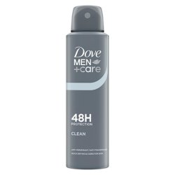 Dove Antiperspirant Spray Men Care Clean - 150 Ml