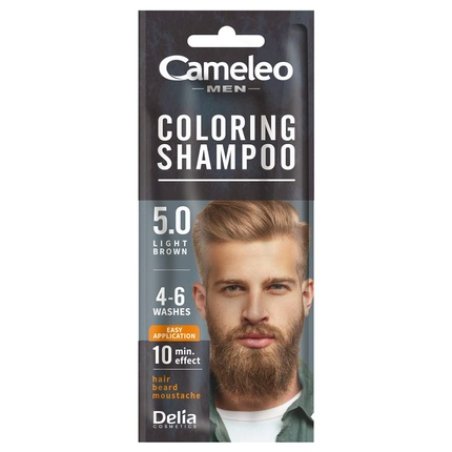 Cameleo Men Coloring Shampoo - Light Brown 15ml