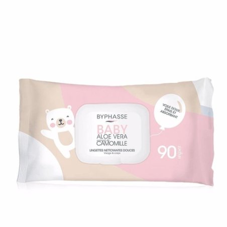 Baby Cleansing Wipes with Aloe Vera and Chamomile Extract