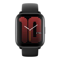 Amazfit Active 4,45 cm (1.75") AMOLED Numérique 390 x 450 pixels Écran tactile Noir GPS (satellite)
