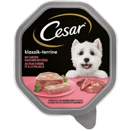 CESAR 4008429012617 dogs moist food Poultry, Veal Adult 150 g