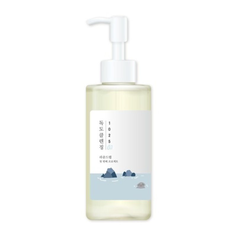ROUND LAB 1025 Dokdo Cleansing Oil 200ml Alcohol-Free Blackhead Removal Unscented