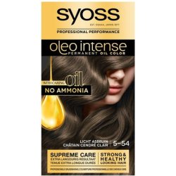 Syoss Oleo Intense 5-54 Light Ash Brown Hair Dye