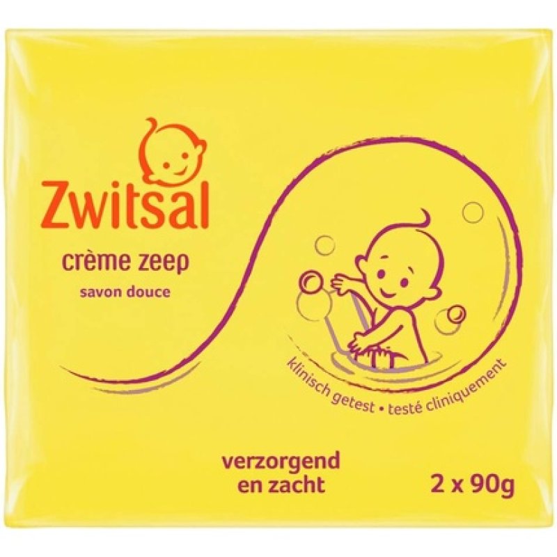 Zwitsal Cream Soap 90g - Pack of 2